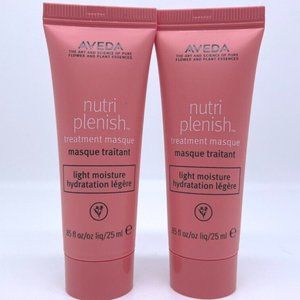 Aveda Nutriplenish Hair Treatment Masque, Two Travel Size Tubes